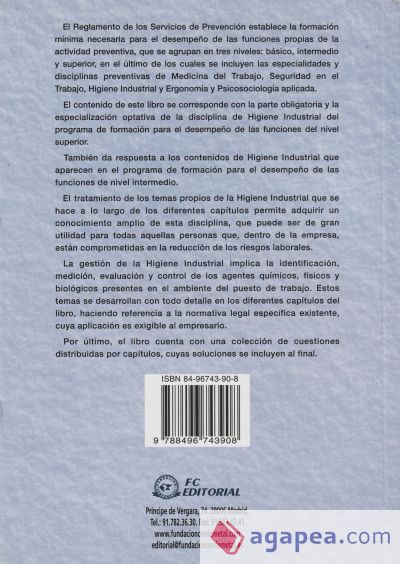 Gestión de la higiene industrial en la empresa