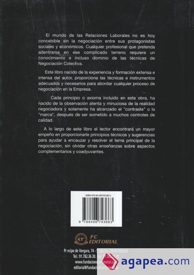 Técnicas de negociación colectiva : el decálogo del buen negociador