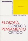 FILOSOFÍA, GÉNERO Y PENSAMIENTO CRÍTICO