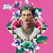 Portada de Adult Jigsaw Frida Kahlo Pink: 1000 Piece Jigsaw