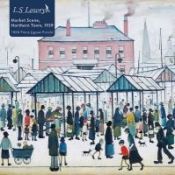 Portada de Adult Jigsaw Puzzle L.S. Lowry: Market Scene, Northern Town, 1939: 1000-Piece Jigsaw Puzzles