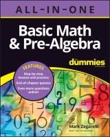 Portada de Basic Math & Pre-Algebra All-In-One for Dummies (+ Chapter Quizzes Online)