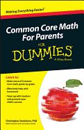 Portada de Common Core Math for Parents for Dummies with Videos Online