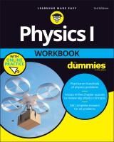 Portada de Physics I Workbook for Dummies with Online Practice