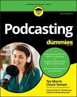 Portada de Podcasting for Dummies
