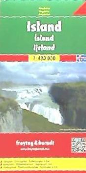 Portada de ISLAND. ICELAND. ISLANDIA 1:400000