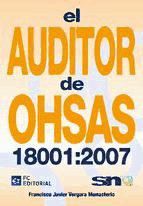 Portada de EL AUDITOR DE OHSAS 18001:2007 (Ebook)