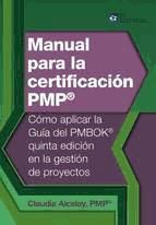 Portada de Manual para la certificación PMP (Ebook)