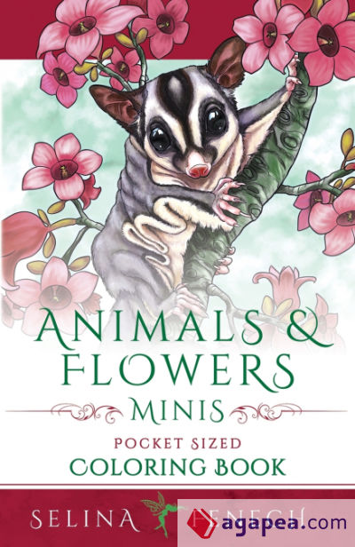 Animals and Flowers Minis - Pocket Sized Coloring Book