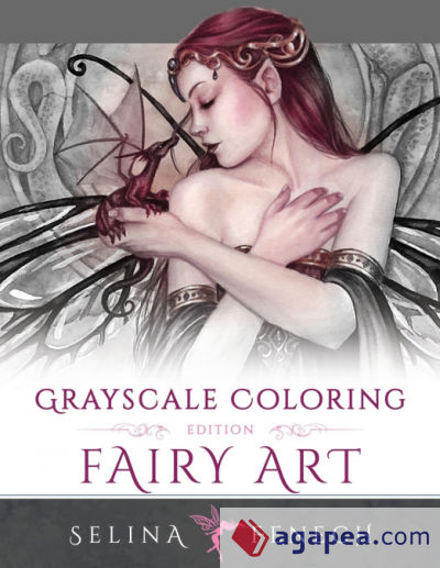 Fairy Art - Grayscale Coloring Edition