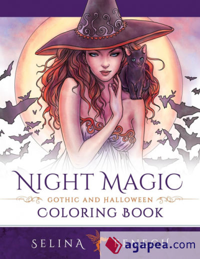 Night Magic - Gothic and Halloween Coloring Book