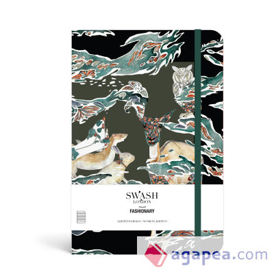 Swash London X Fashionary Candy Camo Ruled Notebook A5