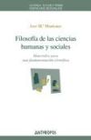 Filosofía de las ciencias humanas y sociales