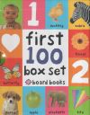 First 100 Boxed Set (3 Small Board Books Without Padded Cover)