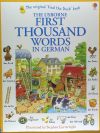 First thousand words in German