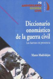 Portada de DICCIONARIO ONOMASTICO DE LA GUERRA CIVIL