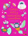 Flores, aves y mariposas maravillosas