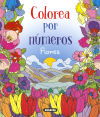 Flores, colorea por números