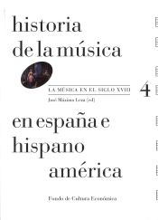 Portada de Historia de la música en España e Hispanoamérica. La música en el siglo XVIII