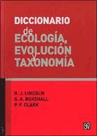 Portada de Diccionario de ecología, evolución y taxonomía