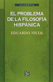 Portada de El problema de la filosofía hispánica