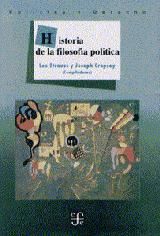 Portada de Historia de la filosofía política