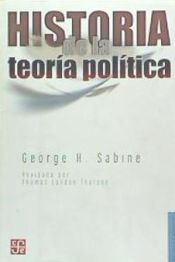 Portada de Historia de la teoría política