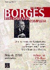 Portada de Jorge Luis Borges. Bibliografía completa. (Incluye CD-ROM)