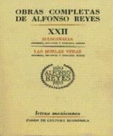 Portada de Obras completas de Alfonso Reyes, XXII