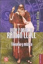 Portada de Vida y obra de Ramón Llull. Filosofía y mística