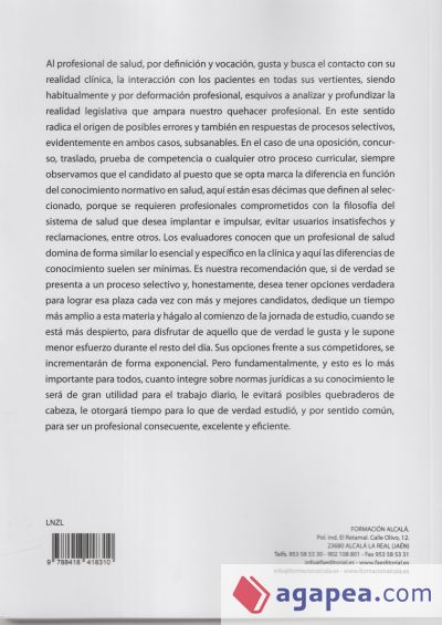 LEGISLACIÓN Y ORGANIZACIÓN SANITARIA