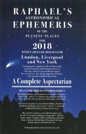 Portada de Raphael's astronomical ephemeris of the planet's places for 2018