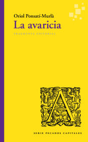 Portada de La avaricia