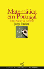 Portada de Matemática em Portugal, Uma Questão de Educação (Ebook)