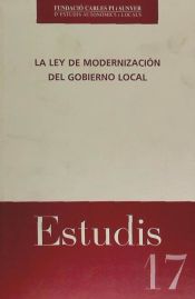 Portada de La Ley de Modernización del Gobierno Local