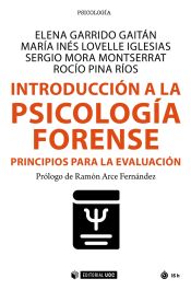 Portada de INTRODUCCION A LA PSICOLOGIA FORENSE