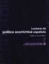 Portada de Lecturas de política económica española