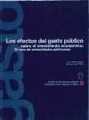 Portada de Los efectos del gasto público sobre el crecimiento económico