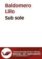 Portada de Sub sole (Ebook)