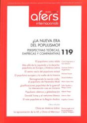 Portada de AFERS 119. ¿LA NUEVA ERA DEL POPULISMO?