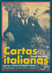 Portada de Cartas italianas de Vicente Aleixandre