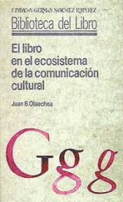 Portada de El libro en el ecosistema de la comunicación cultural