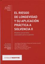 Portada de El riesgo de longevidad y su aplicación práctica a solvencia II