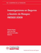 Portada de Investigaciones en seguros y gestion de riesgos: Riesgo 2009