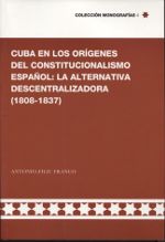 Portada de Cuba en los orígenes del constitucionalismo español
