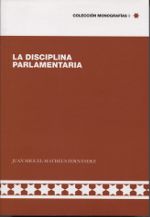 Portada de La disciplina parlamentaria