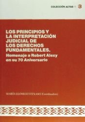 Portada de Los principios y la interpretación judicial de los derechos fundamentales