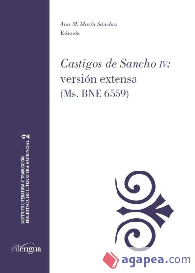 "Castigos de Sancho IV": versión extensa (Ms. BNE 6559)