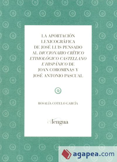 APORTACION LEXICOGRAFICA DE JOSE LUIS PE