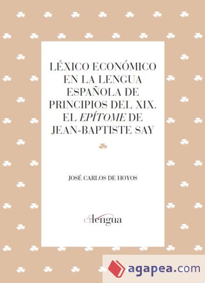 Léxico económico en la lengua española de principios del XIX